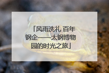 风雨洗礼 百年钢企——太钢博物园的时光之旅