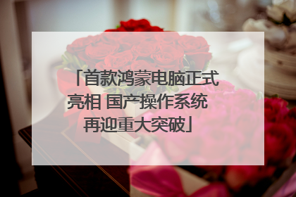 首款鸿蒙电脑正式亮相 国产操作系统再迎重大突破