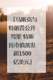 马斯克与特朗普公开骂架 特斯拉市值蒸发超1500亿美元