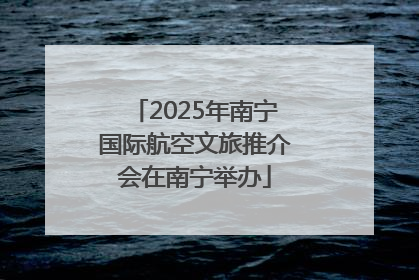 2025年南宁国际航空文旅推介会在南宁举办
