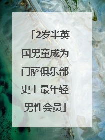 2岁半英国男童成为门萨俱乐部史上最年轻男性会员