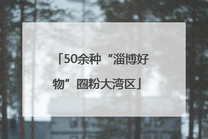 50余种“淄博好物”圈粉大湾区