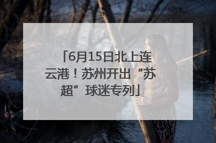 6月15日北上连云港！苏州开出“苏超”球迷专列